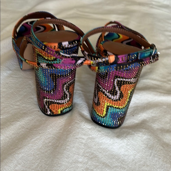 Kurt Geiger Colorful Strappy Platform Heels - Picture 2 of 10